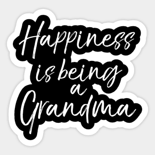 Mother'S Day'S Happiness Is Being A Grandma Sticker